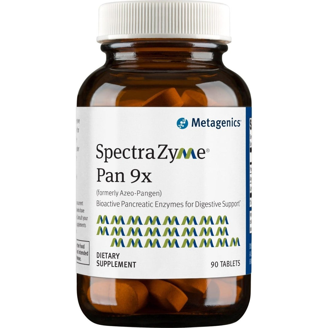 Metagenics SpectraZyme™ Pan 9X - Bioactive Pancreatic Enzymes for Digestive Support - 90 Servings - The Oasis of Health