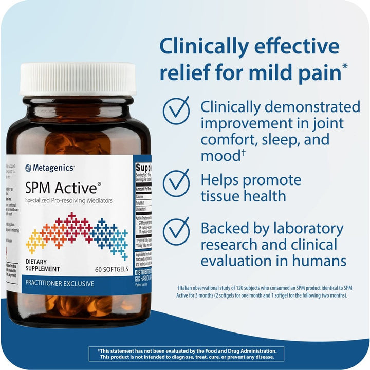 Metagenics SPM Active - Specialized Pro Resolving Mediators for Health ...