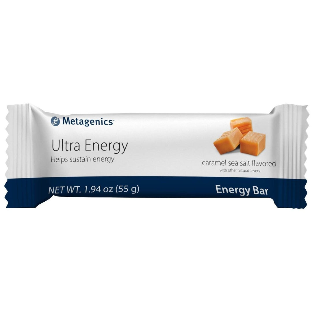 Metagenics Ultra Energy Bars - Caramel Sea Salt Flavored, 12 Bars - The Oasis of Health