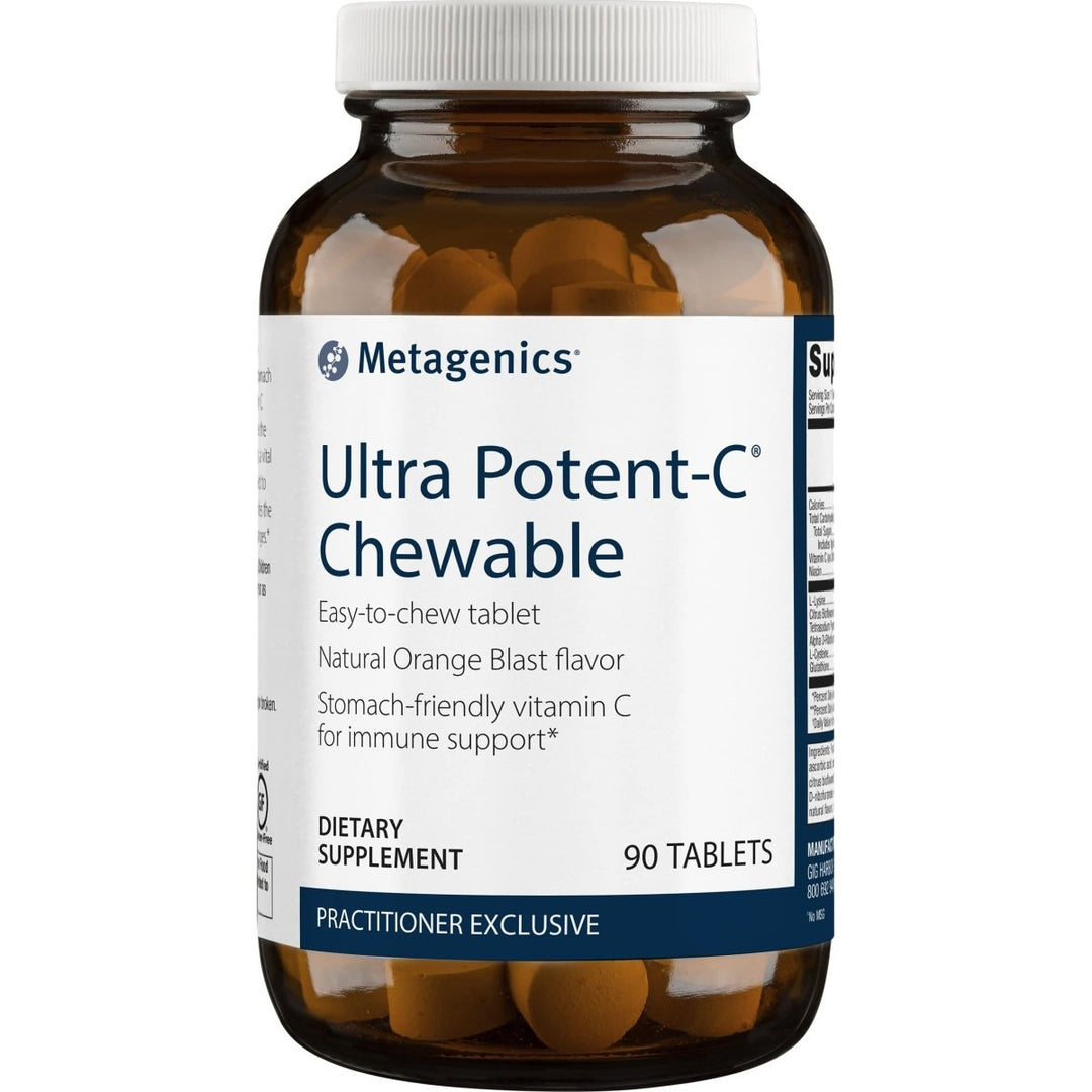 Metagenics Ultra Potent - C? Chewable ? Vitamin C ? Chewable Orange - Flavor Vitamin C for Immune Support* | 90 Count - The Oasis of Health