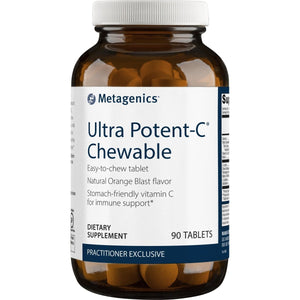 Metagenics Ultra Potent - C? Chewable ? Vitamin C ? Chewable Orange - Flavor Vitamin C for Immune Support* | 90 Count - The Oasis of Health