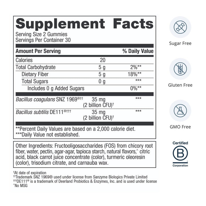 Metagenics - UltraFlora 3 in 1 Daily Probiotic Supplement to Support Gut and Immune Health for Adults and Children* - 60 Gummies - The Oasis of Health