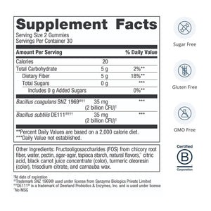 Metagenics - UltraFlora 3 in 1 Daily Probiotic Supplement to Support Gut and Immune Health for Adults and Children* - 60 Gummies - The Oasis of Health