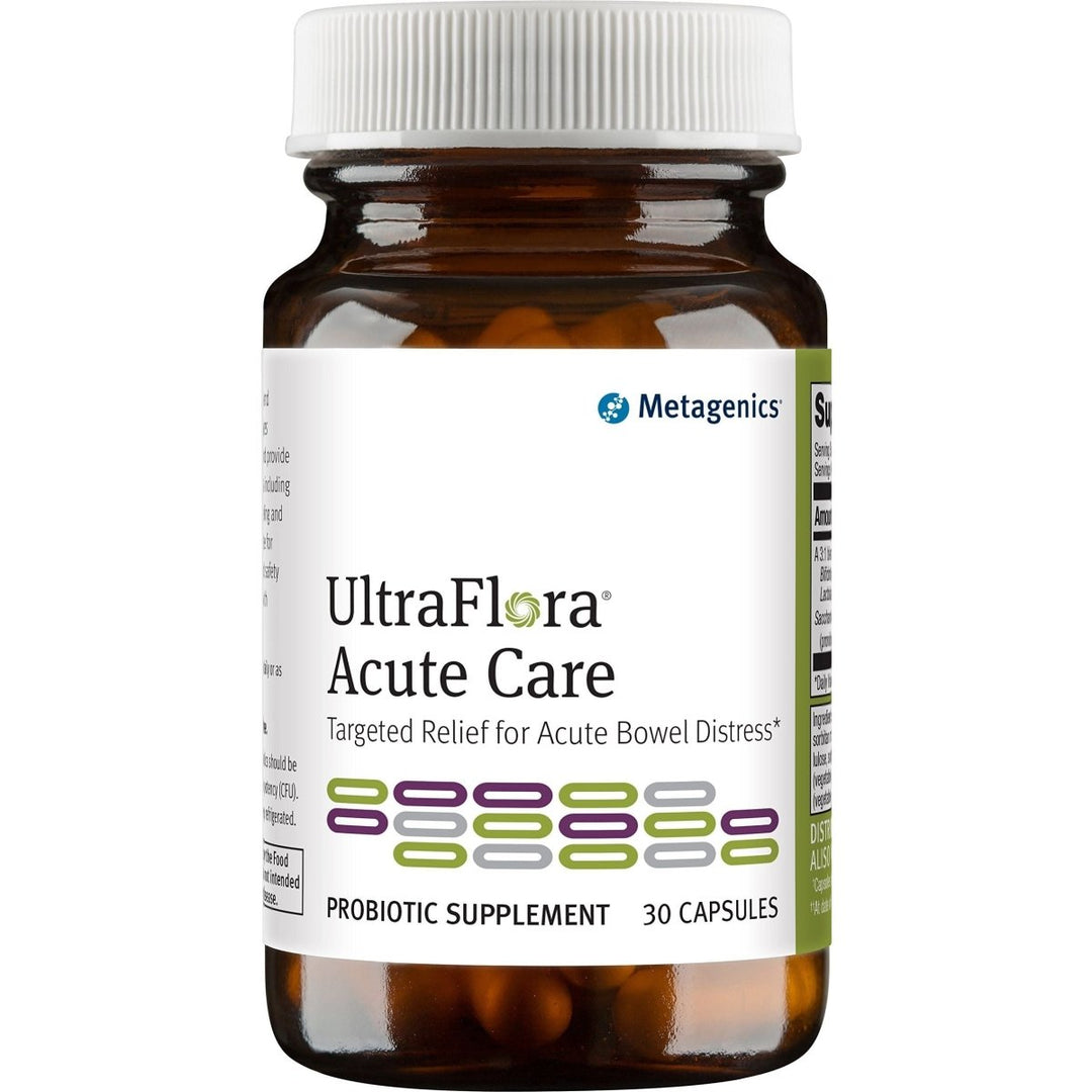 Metagenics UltraFlora Acute Care Daily Probiotic - 30 Capsules - The Oasis of Health
