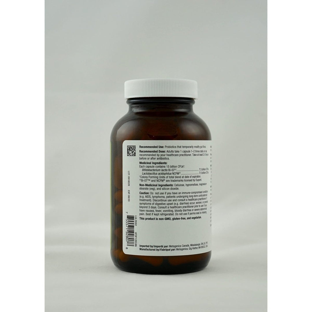 Metagenics UltraFlora Balance - Daily Probiotic for Immune Support and Digestive Health, Designed to Support a Healthy Intestinal Environment - 120 Count - The Oasis of Health