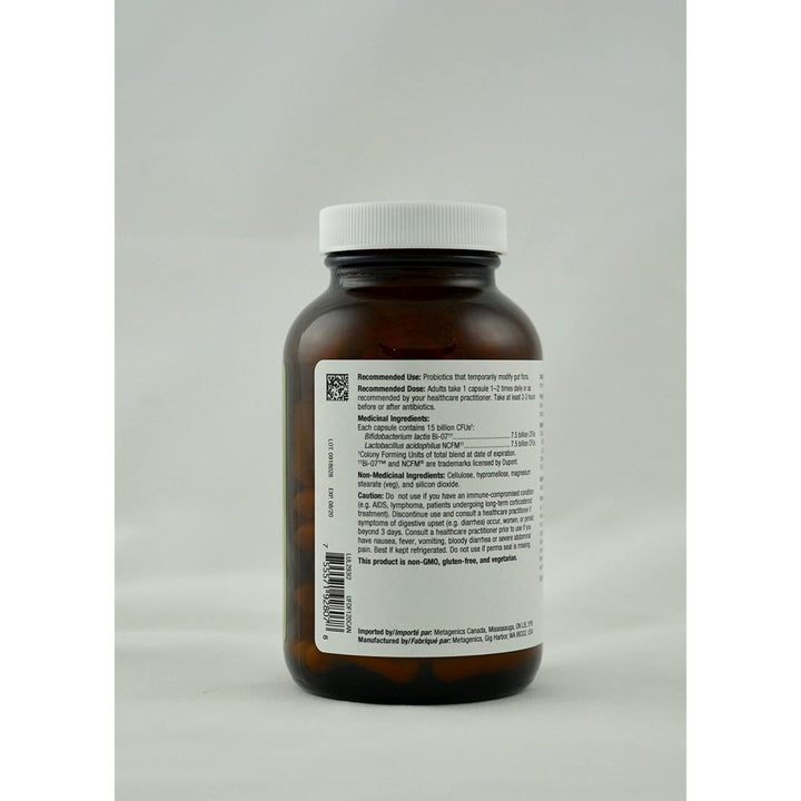 Metagenics UltraFlora Balance - Daily Probiotic for Immune Support and Digestive Health, Designed to Support a Healthy Intestinal Environment - 120 Count - The Oasis of Health