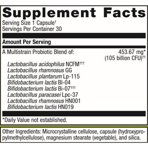 Metagenics UltraFlora BiomePro, Daily Multistrain Probiotic Supplement to Help Support Gastrointestinal and Immune Health - 30 Capsules, 1 Month Supply - The Oasis of Health