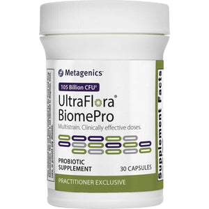 Metagenics UltraFlora BiomePro, Daily Multistrain Probiotic Supplement to Help Support Gastrointestinal and Immune Health - 30 Capsules, 1 Month Supply - The Oasis of Health