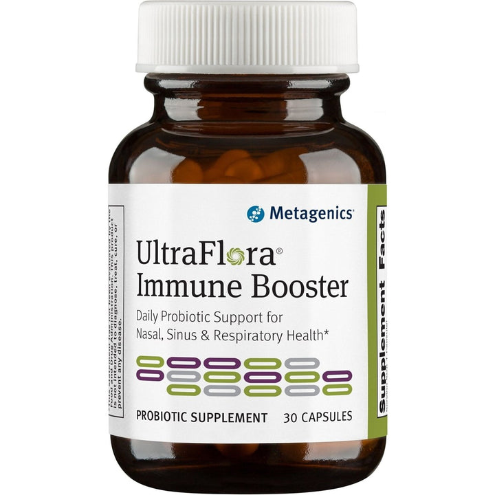 Metagenics UltraFlora? Immune Booster ? Daily Probiotic ? Healthy Nasal, Sinus, &amp; Respiratory Function* | 30 Count - The Oasis of Health