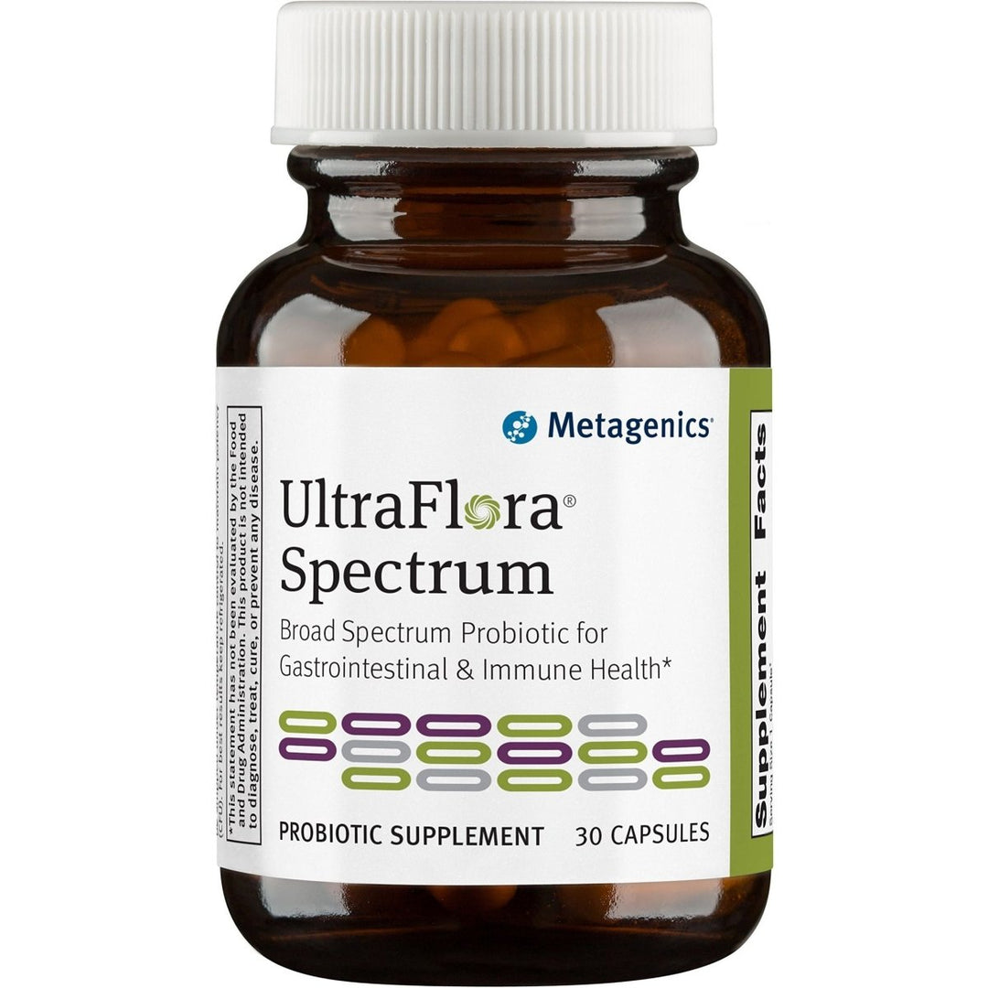 Metagenics UltraFlora Spectrum - Daily Probiotic - Gastrointestinal & Immune Support | 30 Count - The Oasis of Health