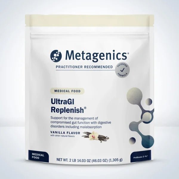 Metagenics UltraGI Replenish Vanilla 30 Servings - The Oasis of Health