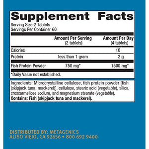 Metagenics Vasotensin Fish Protein Powder Supplement to Help Support Healthy Blood Pressure Levels - 120 Tablets - The Oasis of Health