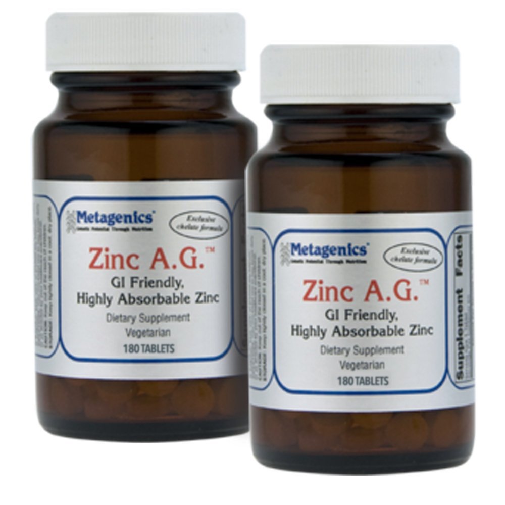 Metagenics Zinc A.G. 180 Tablets - TwinPak - The Oasis of Health