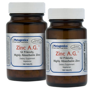 Metagenics Zinc A.G. 180 Tablets - TwinPak - The Oasis of Health