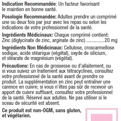 Metagenics Zinc A.G. Tablets - 180 Count - The Oasis of Health