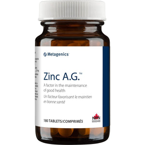Metagenics Zinc A.G. Tablets - 180 Count - The Oasis of Health