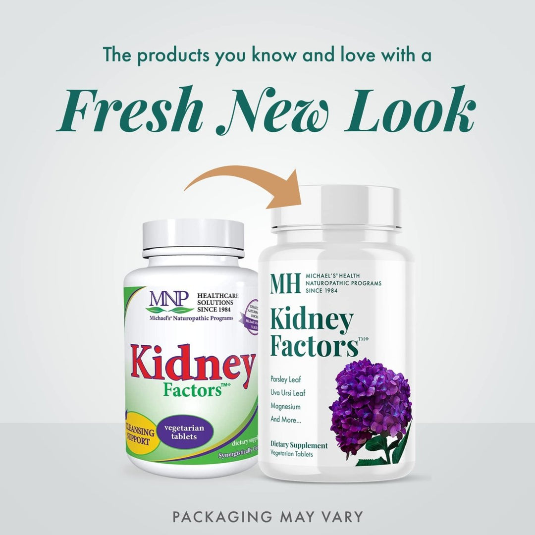 Michael's Naturopathic Programs - Kidney Factors Cleansing Support - 120 Vegetarian Tablets - The Oasis of Health