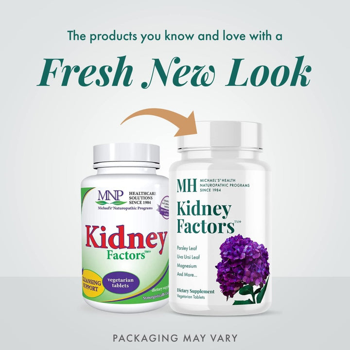 Michael's Naturopathic Programs - Kidney Factors Cleansing Support - 120 Vegetarian Tablets - The Oasis of Health