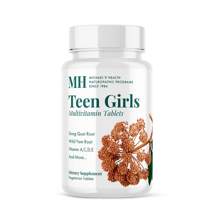 Michael's Naturopathic Programs - Teen Girls Tabs Daily Multi Vitamin - 90 Vegetarian Tablets - The Oasis of Health