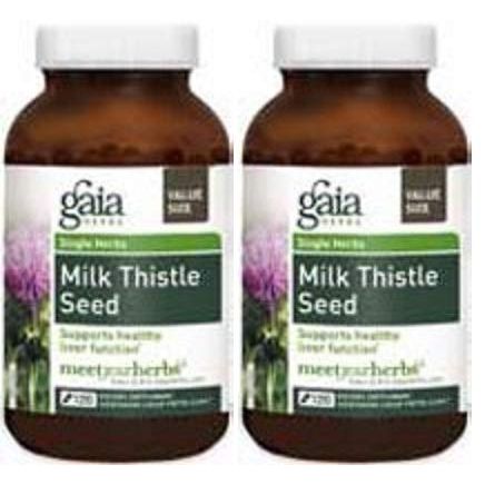Milk Thistle Gaia Herbs 120 VCaps - The Oasis of Health