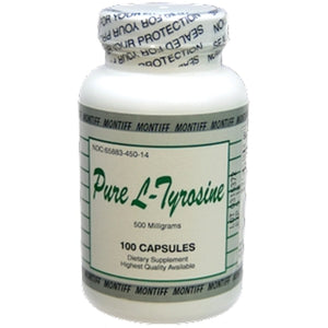 Montiff Pure L - Tyrosine 500 mg 100 caps - The Oasis of Health