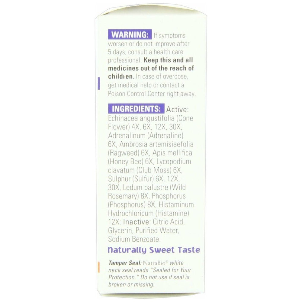 Natrabio Children's Allergy Relief, 1 Ounce - The Oasis of Health