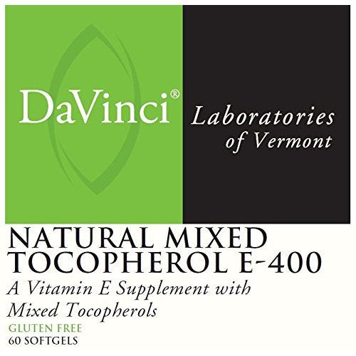 Natural Mixed Tocopherol E 400 60 Softgels - The Oasis of Health