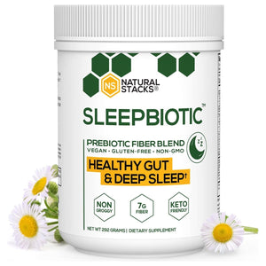 Natural Stacks - SleepBiotic Prebiotic Fiber Blend - 292 Grams - The Oasis of Health