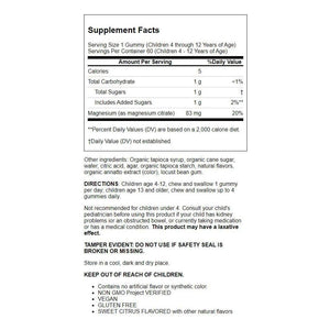 Natural Vitality CALM Kids Magnesium Supplement Gummies, Gluten Free, Vegan, Sweet Citrus Flavored - 60 Gummies - The Oasis of Health