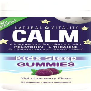 Natural Vitality Calm Kids Nightiime Berry 120 Gummies - The Oasis of Health