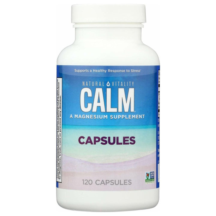 NATURAL VITALITY Calm Magnesium, 120 CT - The Oasis of Health