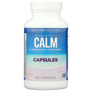 NATURAL VITALITY Calm Magnesium, 120 CT - The Oasis of Health