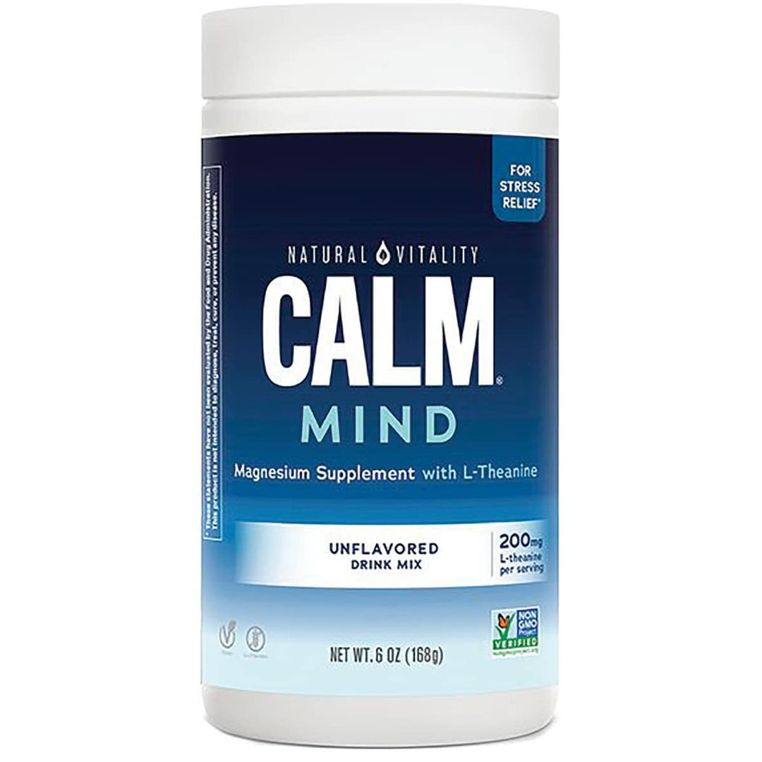 Natural Vitality Calm Mind unflavored 6oz - The Oasis of Health