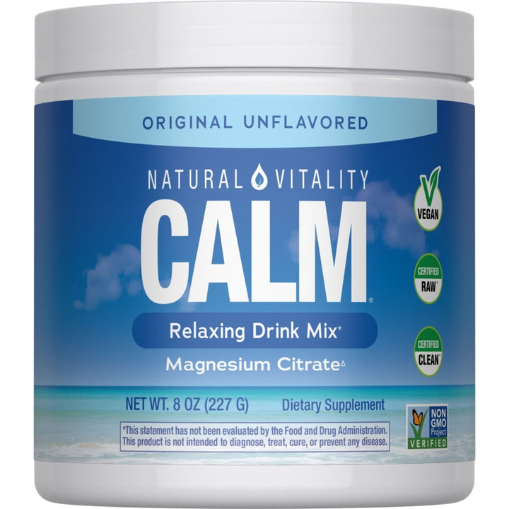 Natural Vitality Calm Original Unflavored 8oz - The Oasis of Health