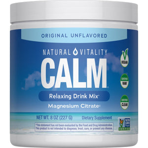 Natural Vitality Calm Original Unflavored 8oz - The Oasis of Health