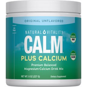 Natural Vitality Calm Plus Calcium Unflavored 8 oz - The Oasis of Health