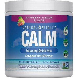 Natural Vitality Natural Calm Raspberry / Lemon 8oz - The Oasis of Health