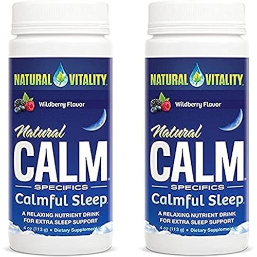 Natural Vitality Natural Calm Specifics Calmful Sleep Wildberry Flavor 6oz - 2 Pack - The Oasis of Health