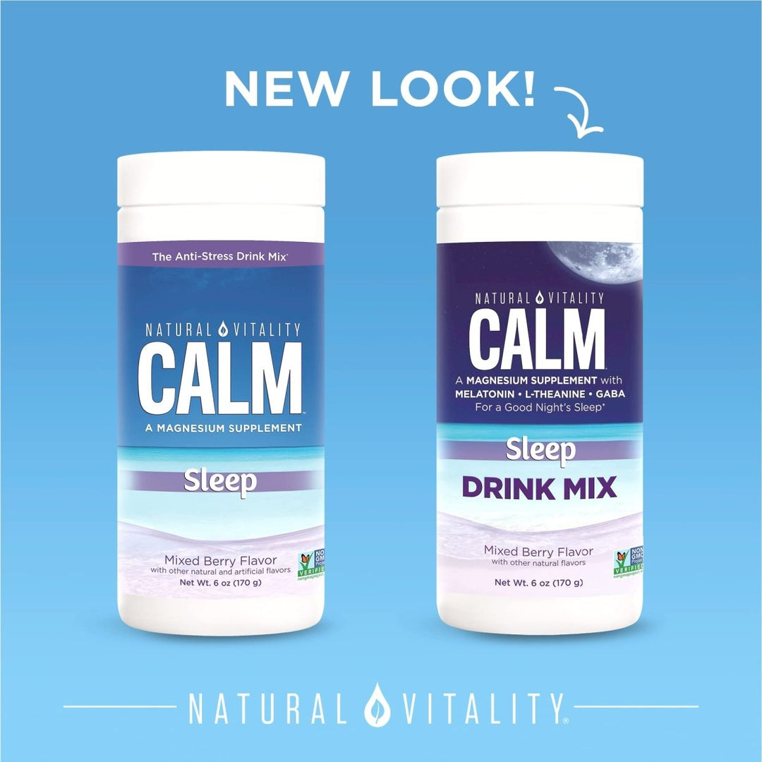 Natural Vitality Natural Calm Specifics Calmful Sleep Wildberry Flavor 6oz - The Oasis of Health