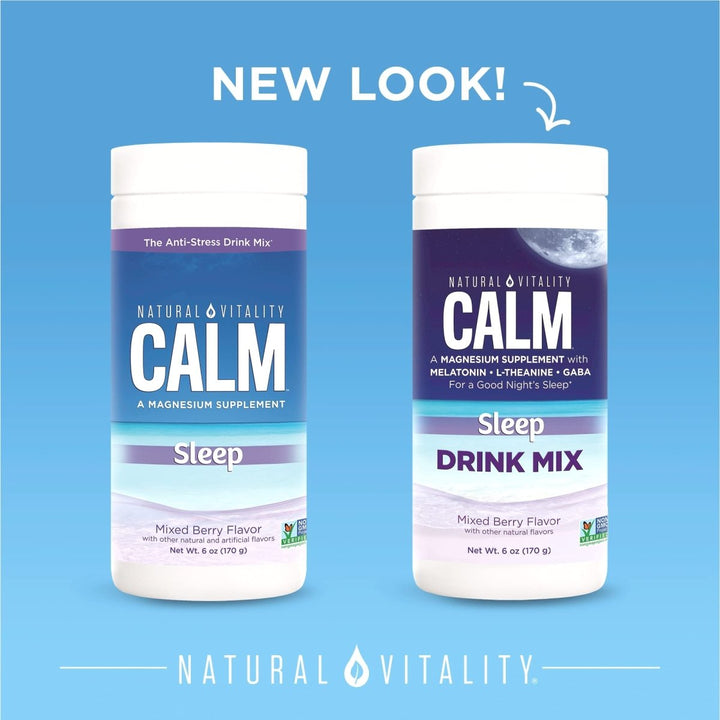 Natural Vitality Natural Calm Specifics Calmful Sleep Wildberry Flavor 6oz - The Oasis of Health