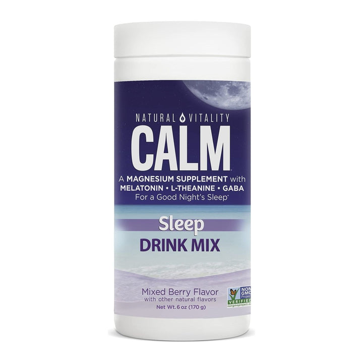Natural Vitality Natural Calm Specifics Calmful Sleep Wildberry Flavor 6oz - The Oasis of Health