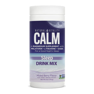 Natural Vitality Natural Calm Specifics Calmful Sleep Wildberry Flavor 6oz - The Oasis of Health