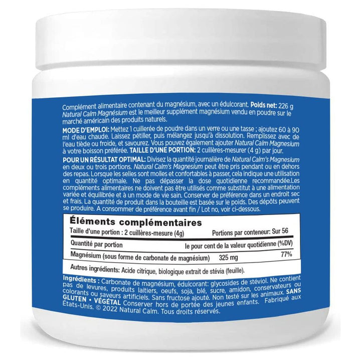 NATURAL VITALITY Original Calm Magnesium Drink Mix, 8 OZ - The Oasis of Health