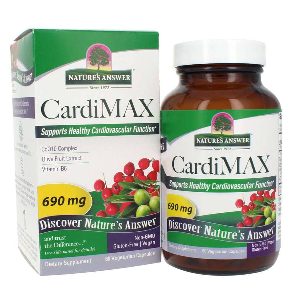 Nature's Answer - CardiMAX Cardiovascular Support - 60 Vegetarian Capsules - The Oasis of Health