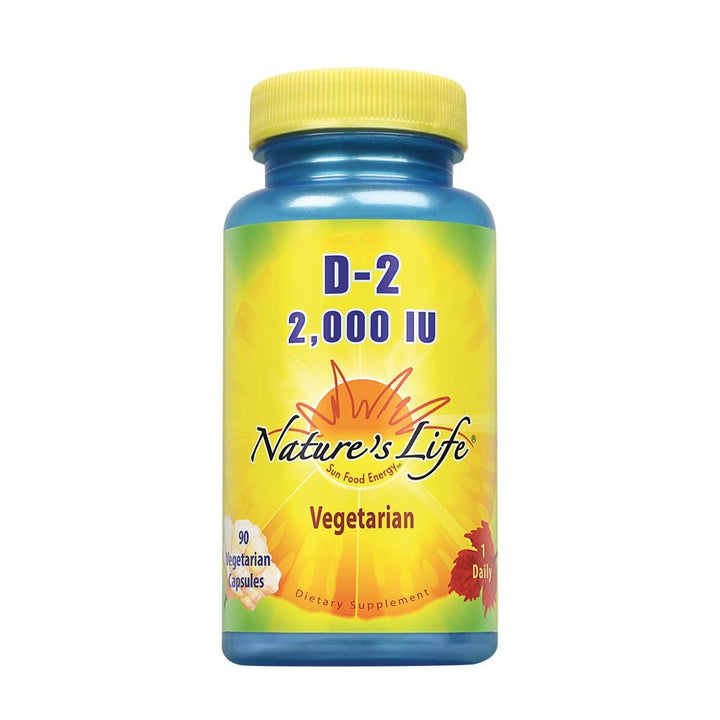 Nature's Life Vitamin D - 2 2000 IU 90 Vcaps - The Oasis of Health