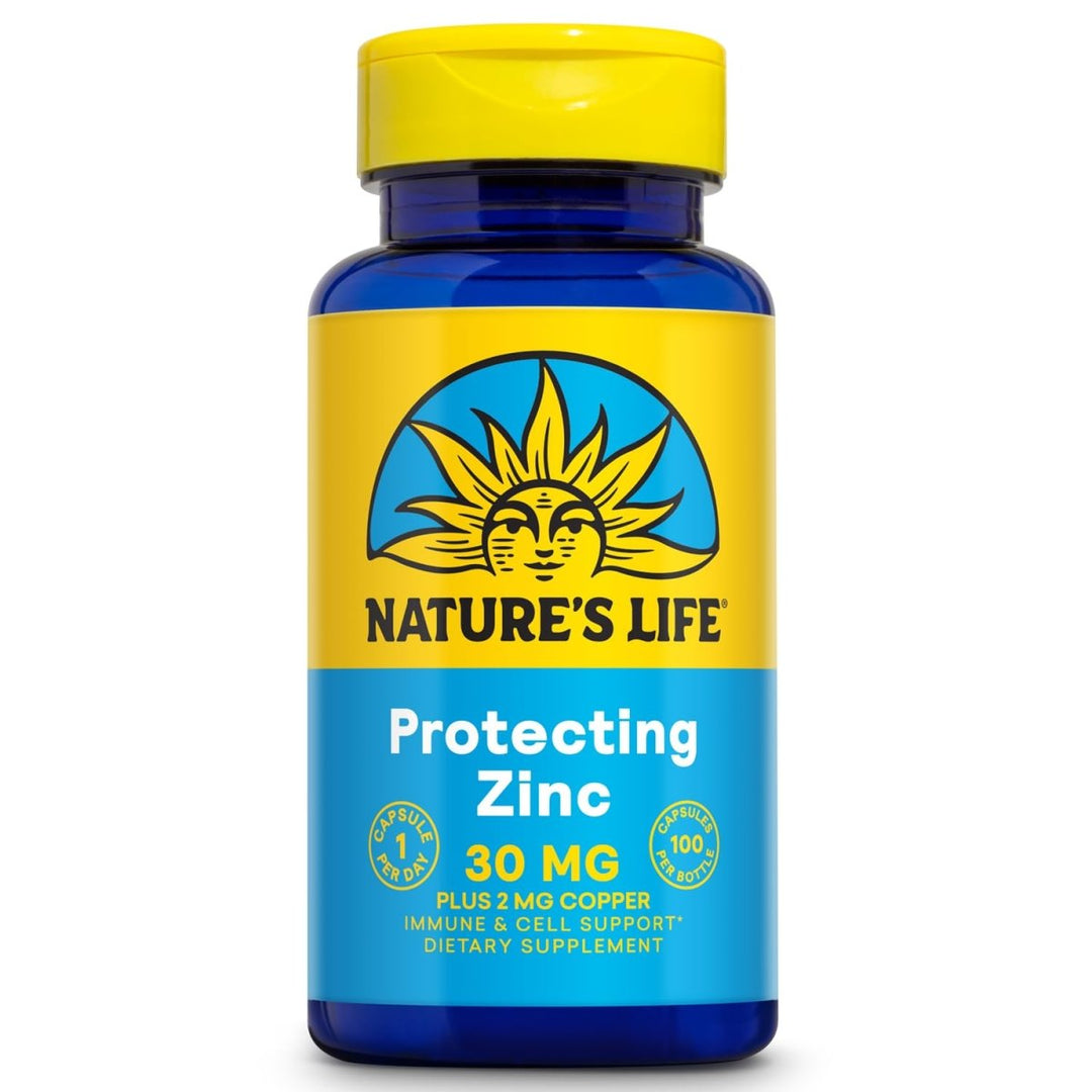 Nature's Life - Zinc 30 mg. - 100 Vegetarian Capsules - The Oasis of Health