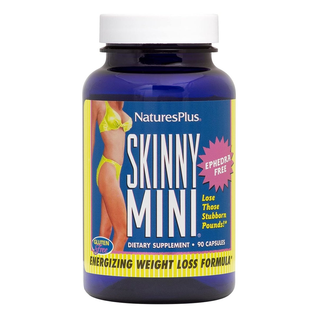 Natures Plus - Skinny Mini Energizing Weight Loss Formula - 90 Vegetarian Capsules - The Oasis of Health