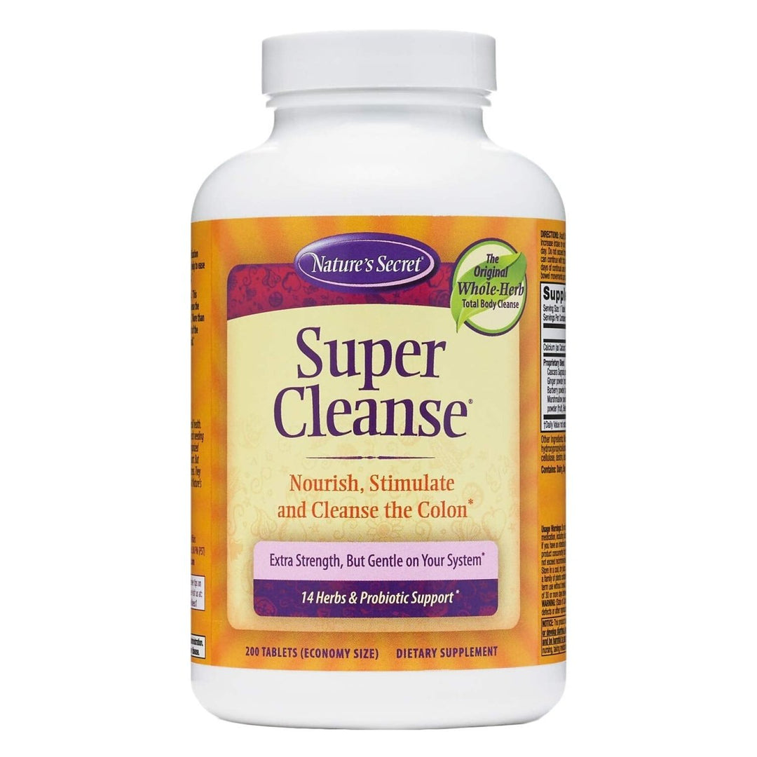 Nature's Secret Super Cleanse 200 Tablets - NS1004 - The Oasis of Health