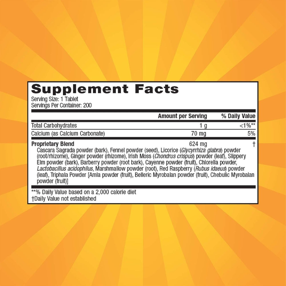 Nature's Secret Super Cleanse 200 Tablets - NS1004 - The Oasis of Health