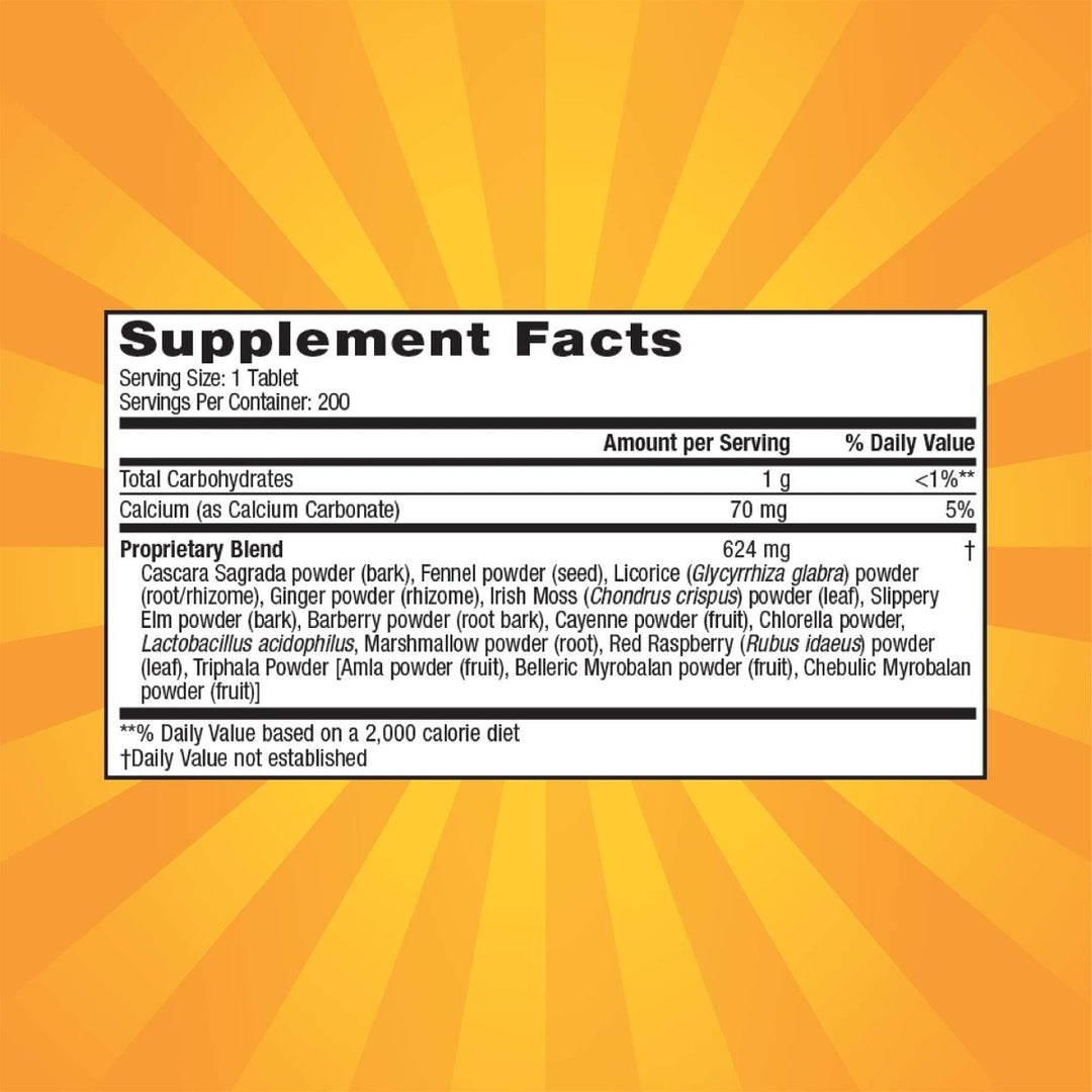 Nature's Secret Super Cleanse 200 Tablets - NS1004 - The Oasis of Health